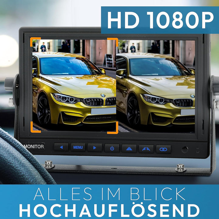 VSG24 Camper HD Rückfahrkamera Wohnmobil Wohnwagen/Rückfahrsystem Camera/Nachtsicht & Wetterfest/ein