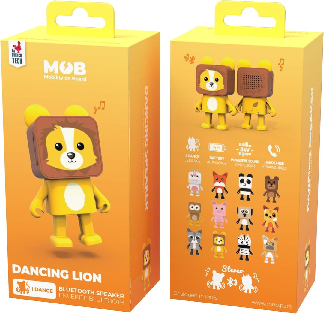 Mob - Mobilität an Bord - Bluetooth Dancing Animals Lautsprecher - Tanzlautsprecher Power 3W - Wirel