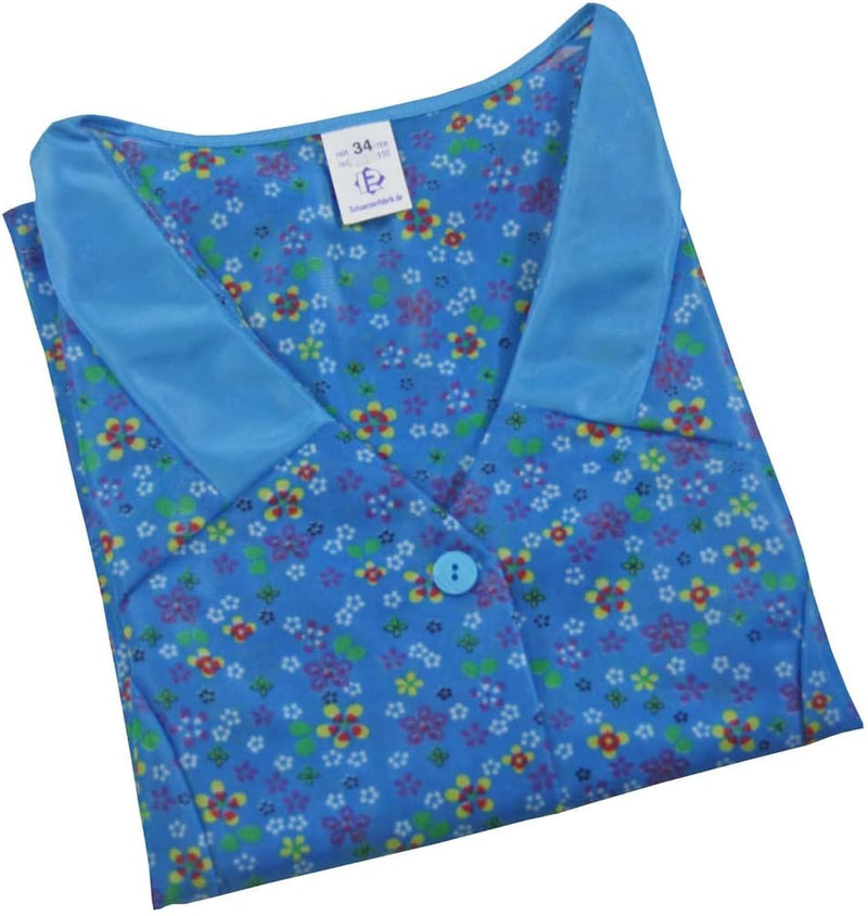 Kittel Schürze Dederon Nylon Kittelschürze versch. Farben 48 Design 3, 48 Design 3