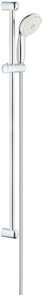 Grohe 28789002 Tempesta 100 Brausestangenset 3 Strahlarten, Chrom Zeitgenössisch 3 Strahlarten Mit W