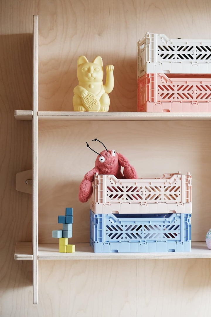 Ay-Kasa Mini Box Design Faltbox Spielzeugkiste 27 x 17 x 10,5 cm Baby Blue