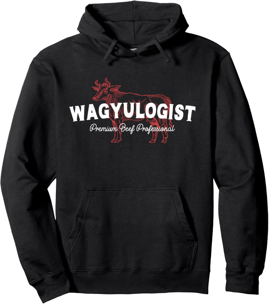 Wagyulogist Wagyu Rind BBQ Grillmeister Japan Steak Grillen Pullover Hoodie