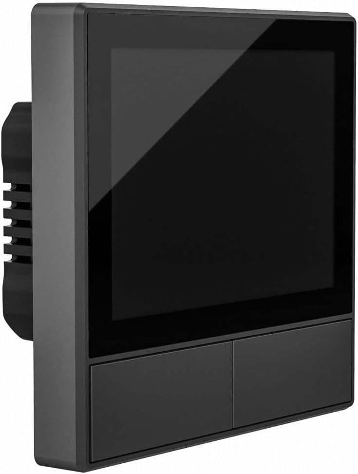 NSPanel Smart Switch - Smart Home, Alexa, Google, eWeLink (EU Schwarz), Eu Schwarz