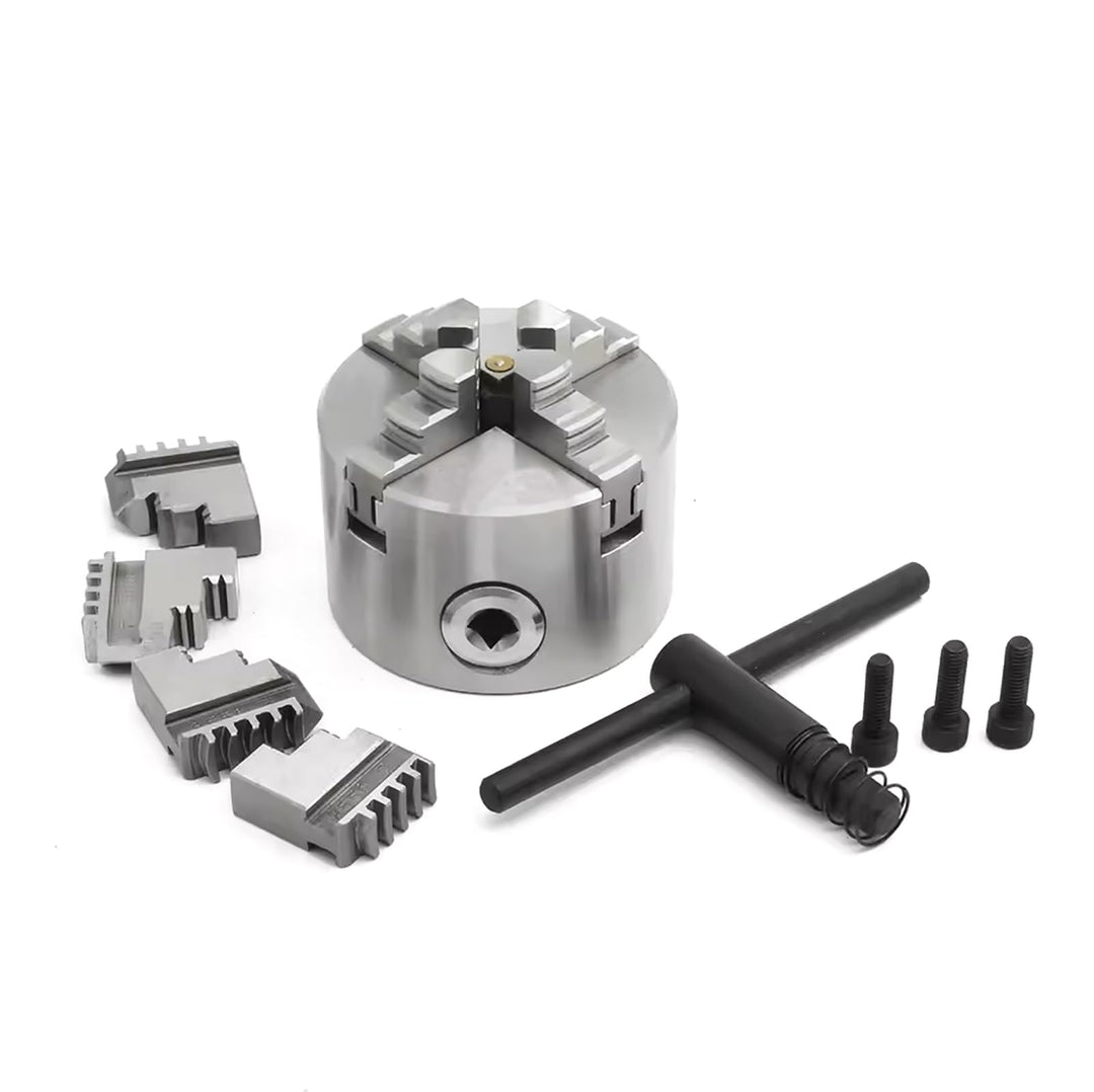 RATTMMOTOR 4 Backenfutter 80mm Dreibackenfutter,K12-80 80mm Drehbankfutter mit selbstzentrierendem G