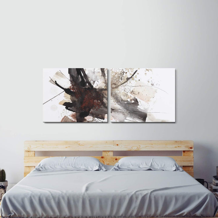 Paul Sinus Art Abstrakte Kunst Wandbild in verschiedenen Grössen Wähle Deine Grösse 80x120cm 80 x 12
