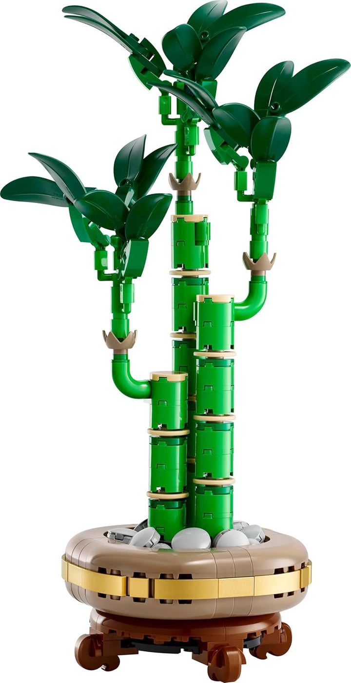 LEGO Botanicals Glücks-Bambus, Kunstpflanze - Bauset für Erwachsene - Geschenk für Einweihungspartys