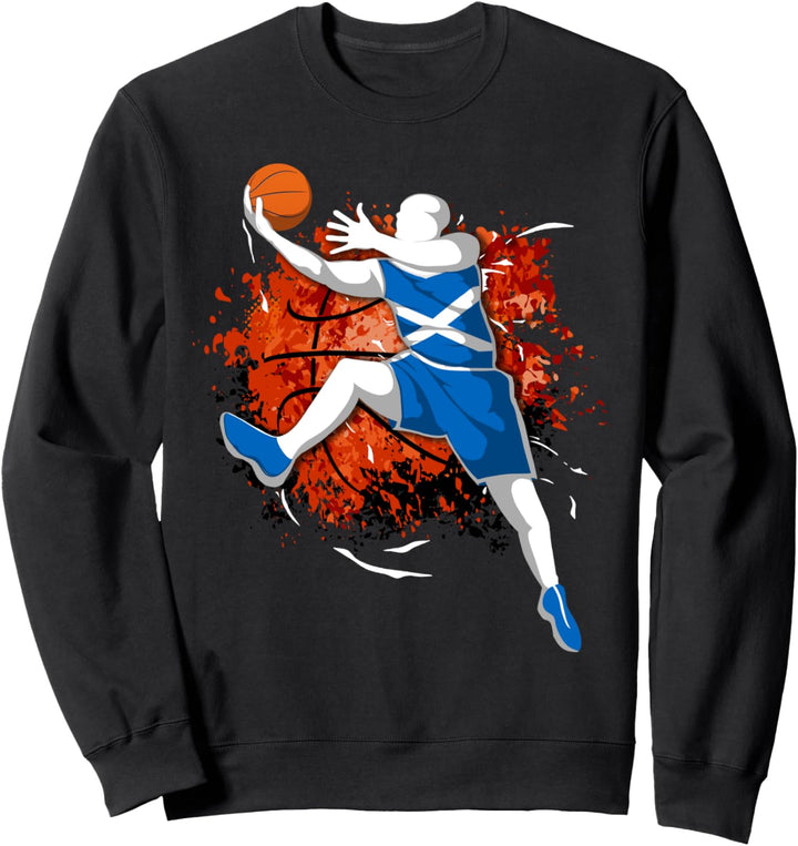 Schottland Basketball - Schottische Nationalflagge Sport Art Sweatshirt