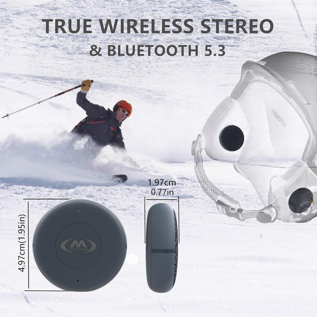 Outdoor Sports Ski/Lautsprecher für Fahrradhelme- True Wireless Bluetooth 5.3 Helm-Lautsprecher für