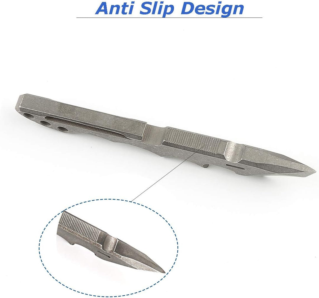 Titan-Stemmeisen EDC Outdoor Multi Tool mit Flaschenöffner Box Öffner Clip-Funktion für Outdoor Camp