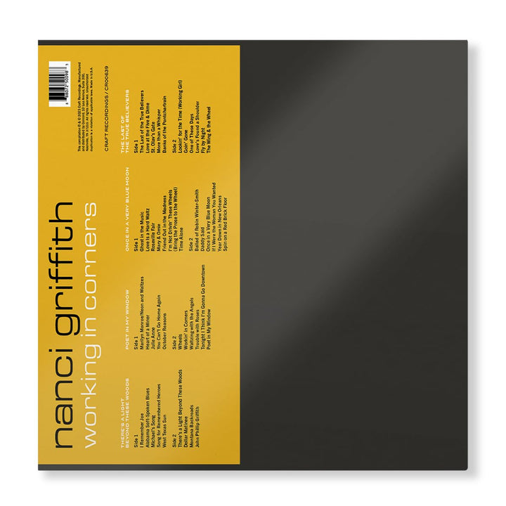 Working in Corners, Vinyl