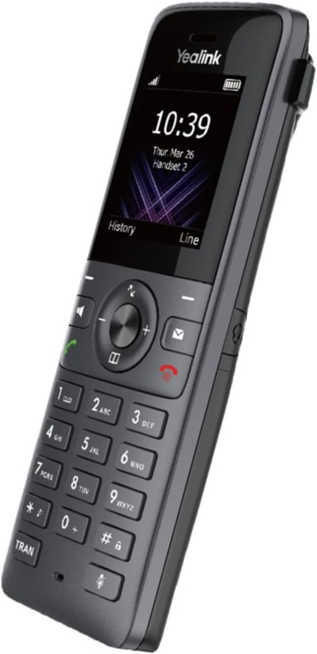 Yealink W73P DECT IP Telefon System (W70B Basis + W73H Handset) Schwarz W73P (Basis W70B und W73H Mo