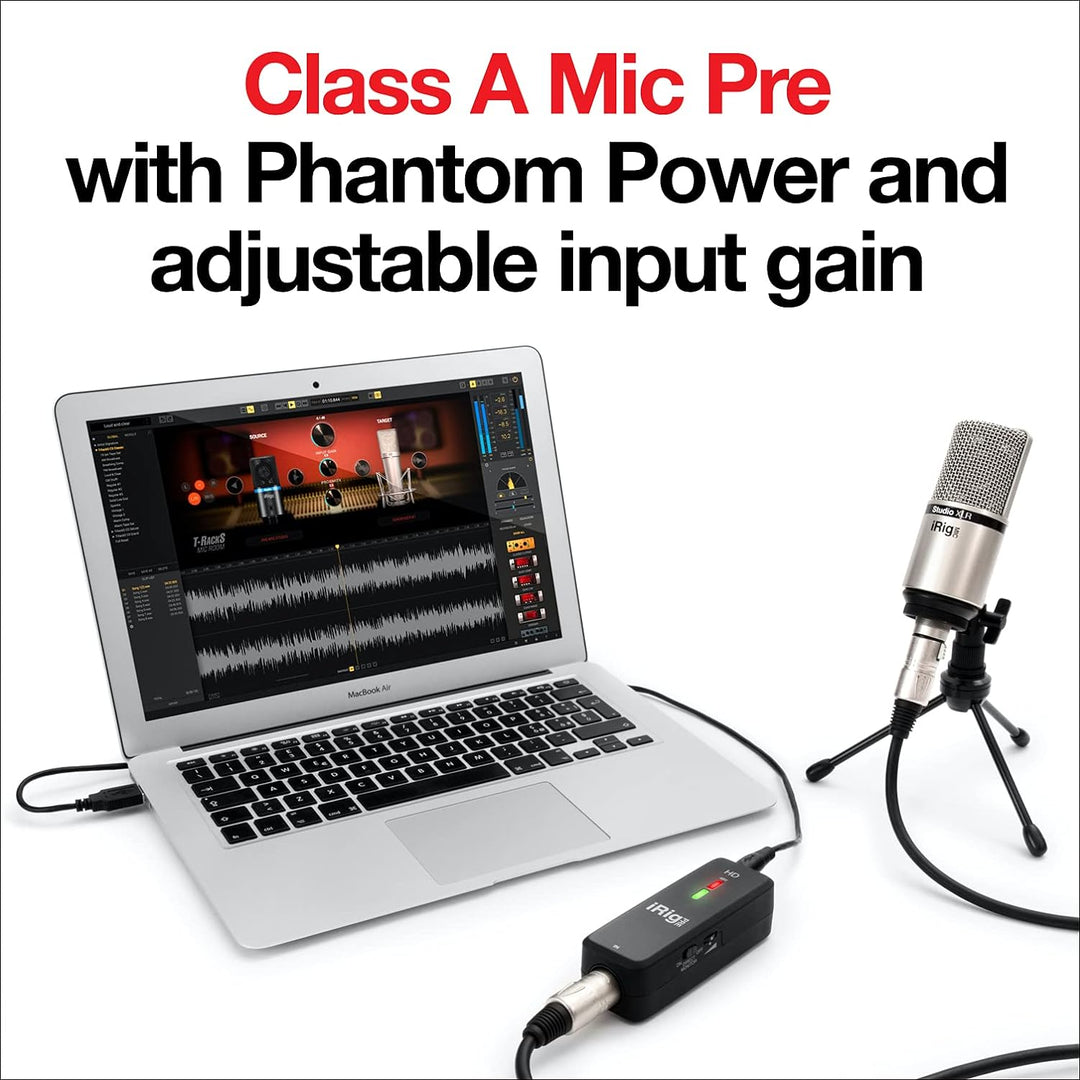 iRig Pre HD - Digital, high definition microphone interface with studio quality preamp, Digital
