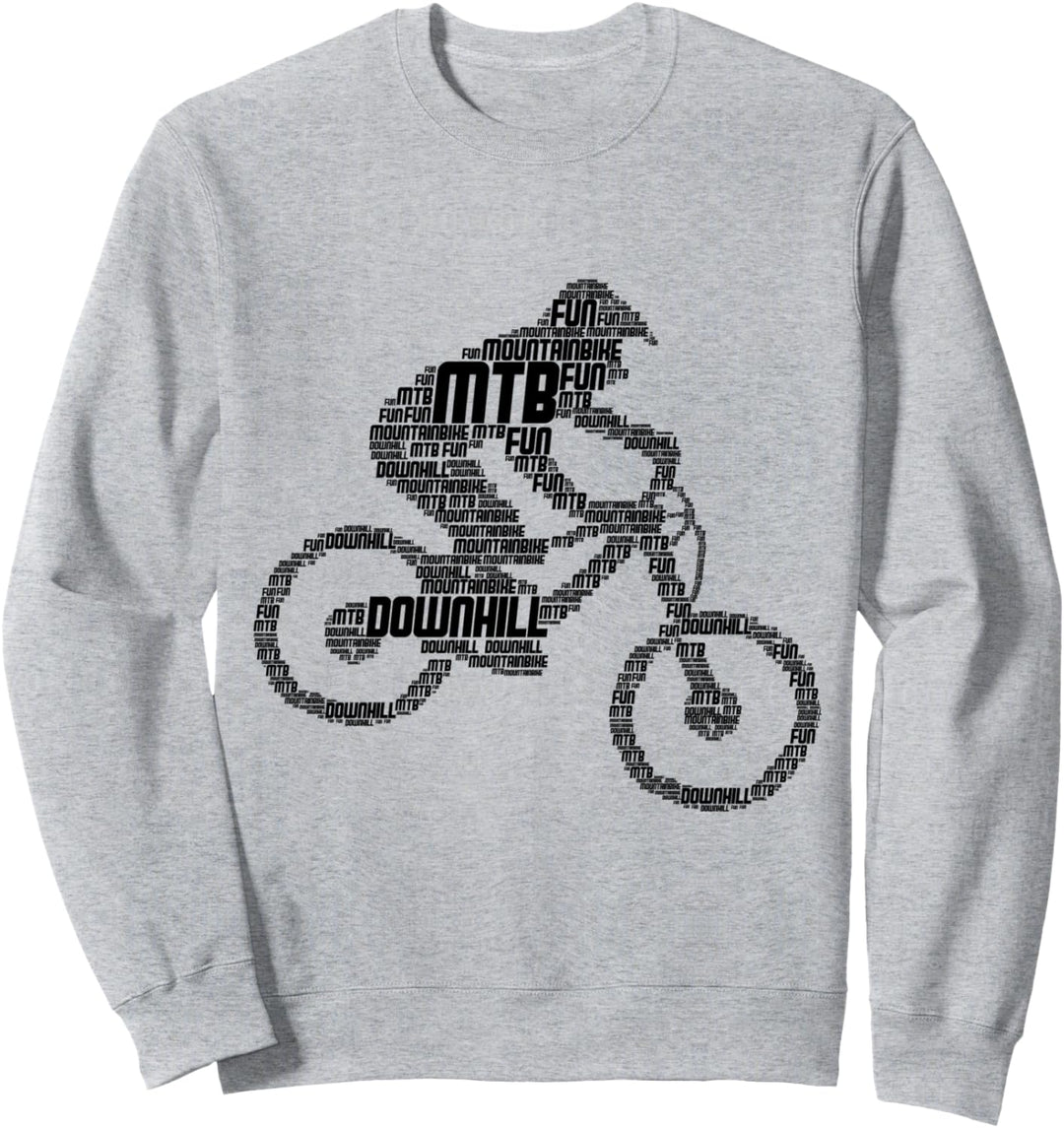 Downhill Mountainbike Biker MTB Mountainbiker Jungen Kinder Sweatshirt