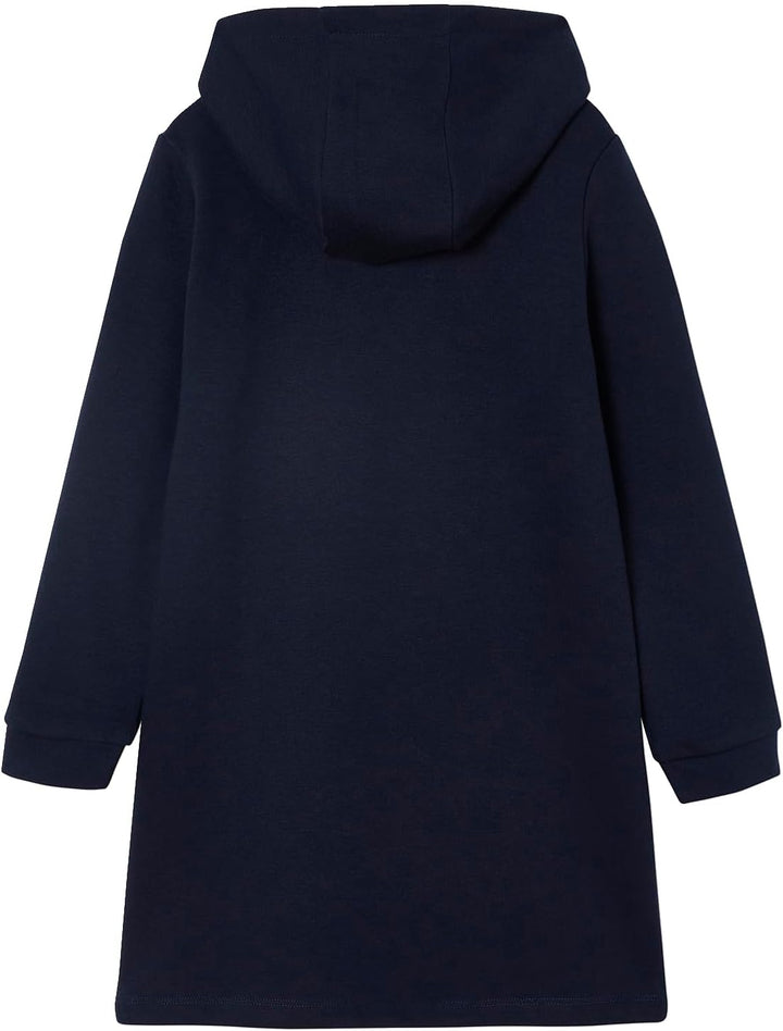Vertbaudet Mädchen Sweatkleid mit Kapuze 86 Bleu, 86 Bleu