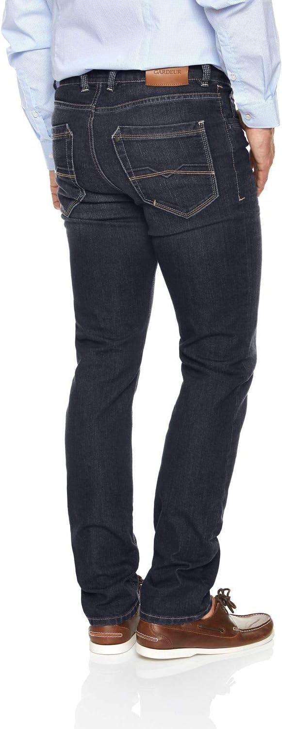 Atelier GARDEUR Herren Batu Jeans 33W / 34L Anthrazit 198, 33W / 34L Anthrazit 198