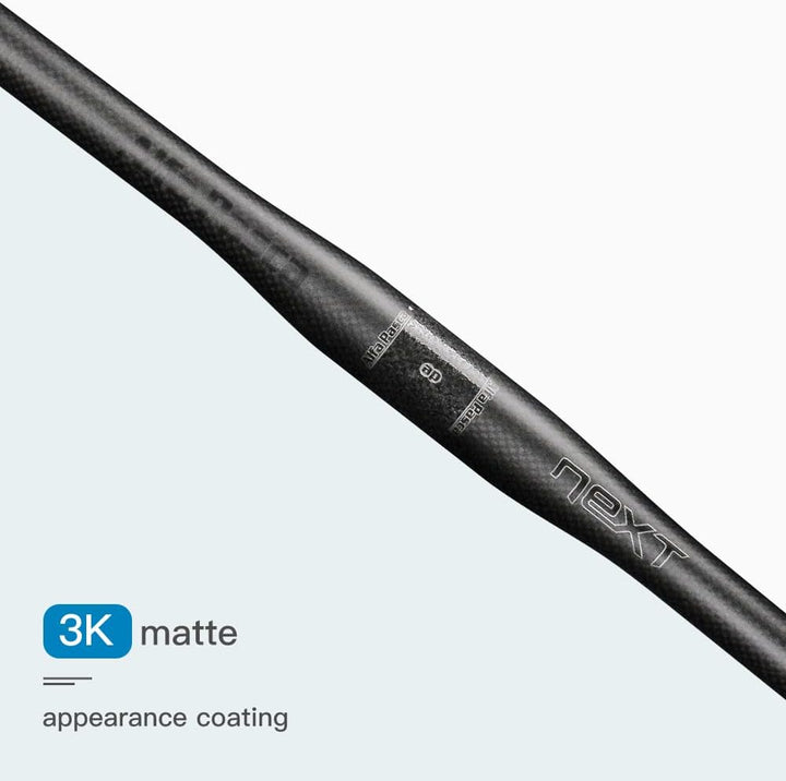 Alfa Pasca Carbon Mountain Fahrrad Lenker Ebene Steigleitung MTB Fahrrad Lenker Rot/Schwarz 3K Matt/