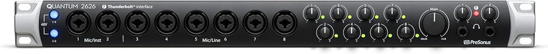 PreSonus Quantum 2626, 26x26, Thunderbolt 3, Geringe Latenz Audio-Interface mit Software-Bundle inkl