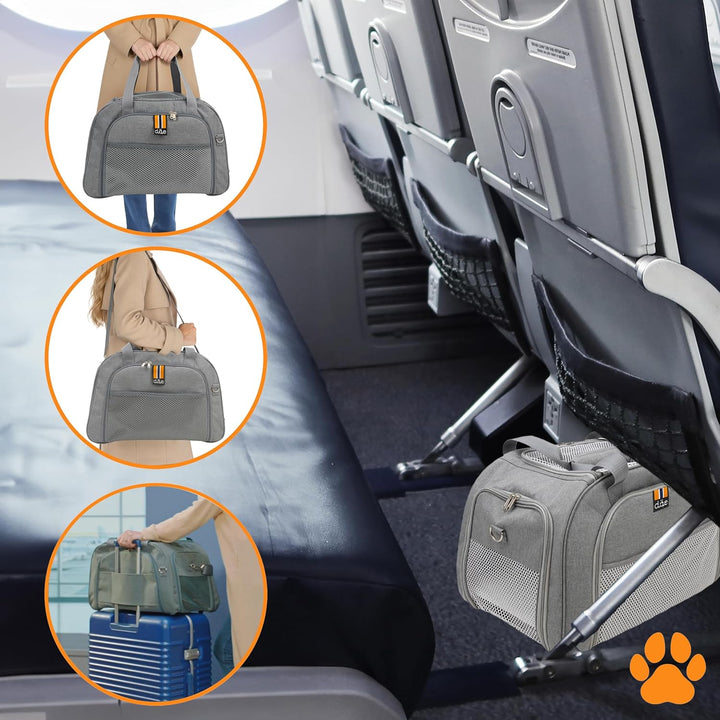 Modell CAR-GO Faltbare Hundebox und Transportbox für Katzen | ISOFIX für einfachen Einbau im Auto |