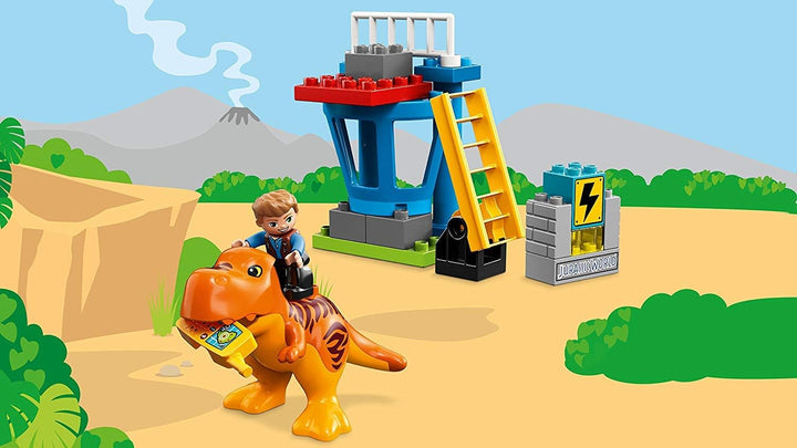 LEGO 10880 DUPLO Jurassic World T-Rex Aussichtsplattform Single, Single