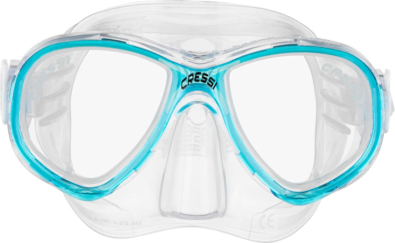 Cressi Perla Jr - Maske oder Combo Set Maske Perla Jr + Schnorchel Minigringo, Einheitsgrösse, Junio