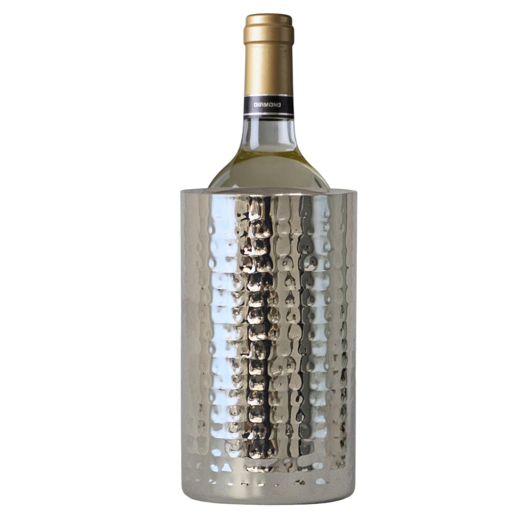 Santorini | Isolierter Weinkühler aus Edelstahl | Eleganter Champagnerkühler mit spiegelpolierter &