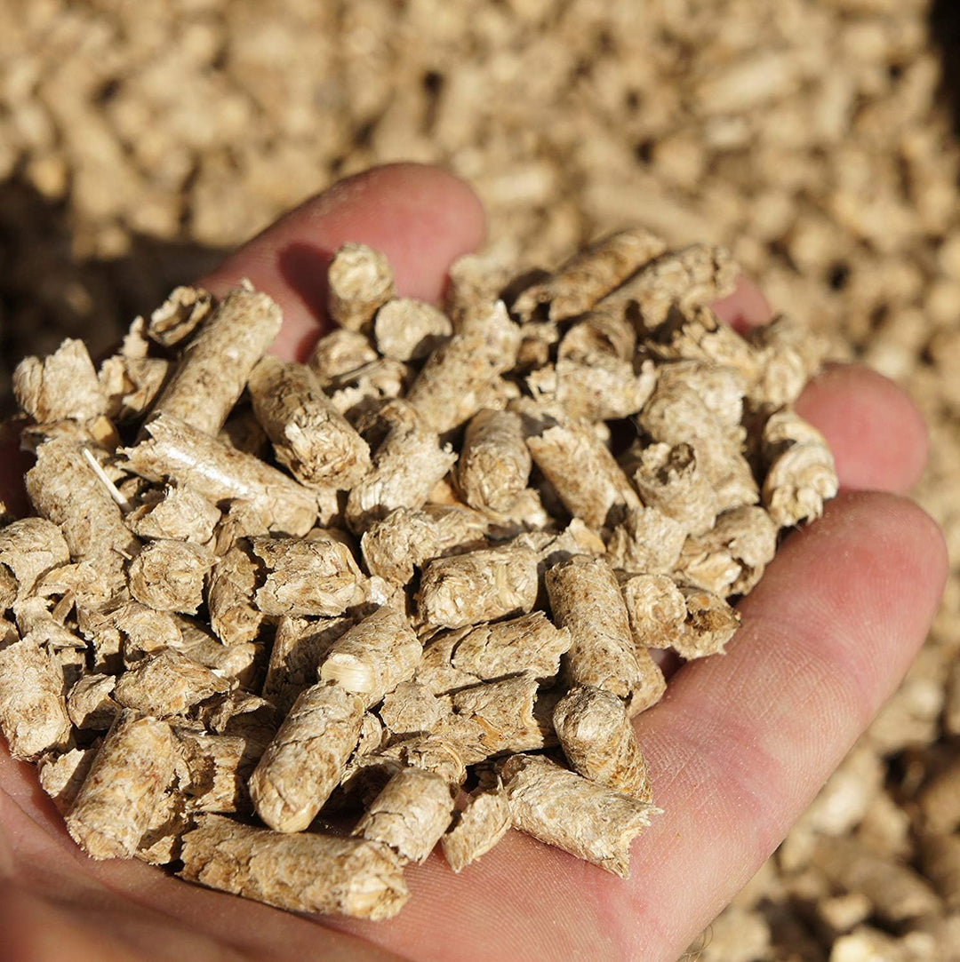 Kleintier-Einstreu Pellets aus Miscanthus/Elefantengras für Hasen Kaninchen Maus Vogel Meerschweinch