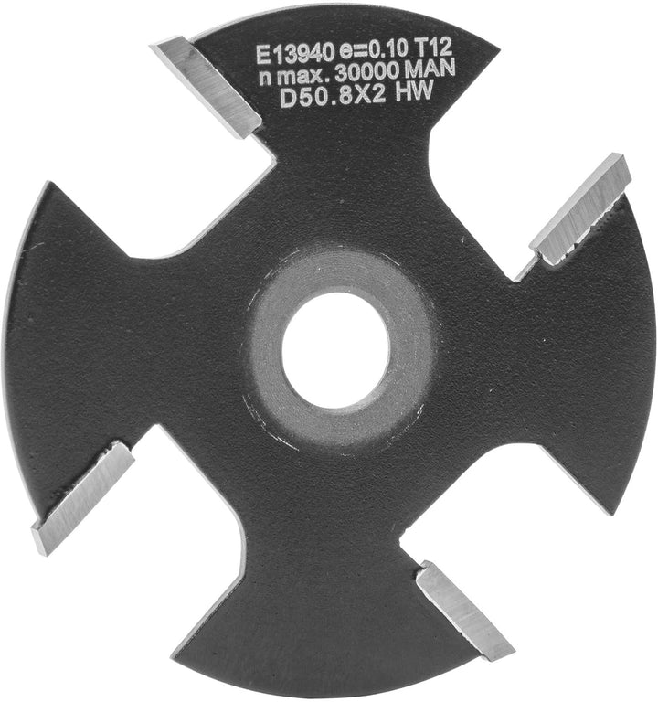 ENT 13940 Scheibennutfräser HW, Schaft (S) 8 mm, Durchmesser (D) 50,8 mm, NL 2 mm, Z4 D=50,8 / NL=2,