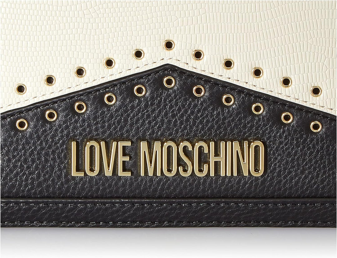 Love Moschino Damen Vorkollektion Schultertasche, Vor-Kollektion Herbst Winter 2021, Schwarz