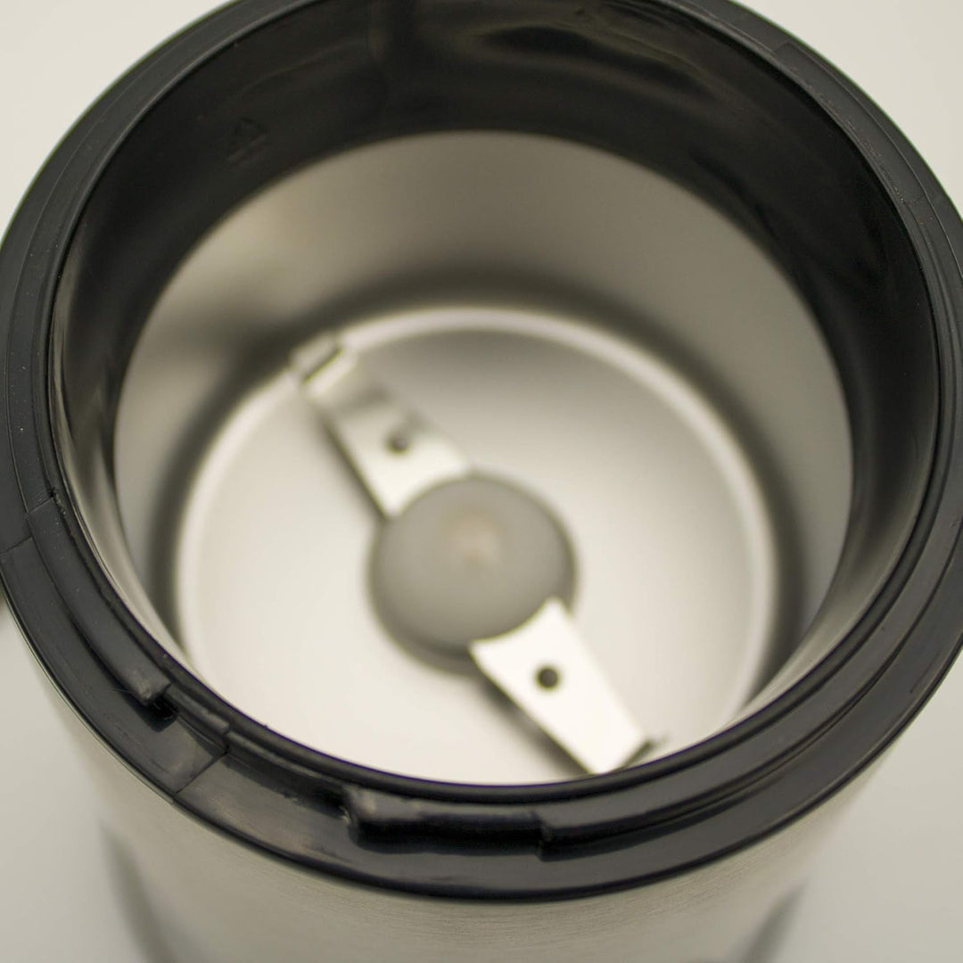 MPM - MMK-02M - Kaffeemühle - zum Mahlen von Kaffeebohnen - 50 g Behälter - 115 g/Min. - Edelstahl-S