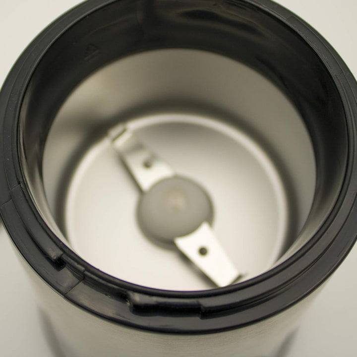 MPM - MMK-02M - Kaffeemühle - zum Mahlen von Kaffeebohnen - 50 g Behälter - 115 g/Min. - Edelstahl-S