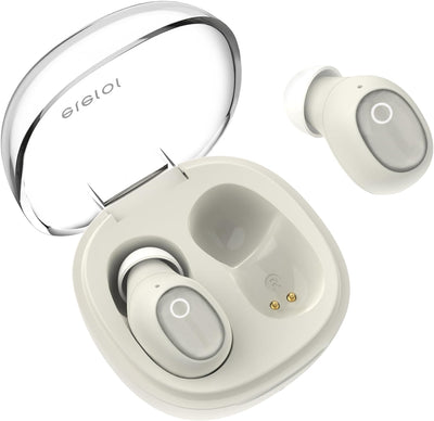 eleror Mini BT Kopfhörer T1, Drahtlose Bluetooth Ohrhörer für Kleine Ohren Kanal Kristall Ohrstöpsel
