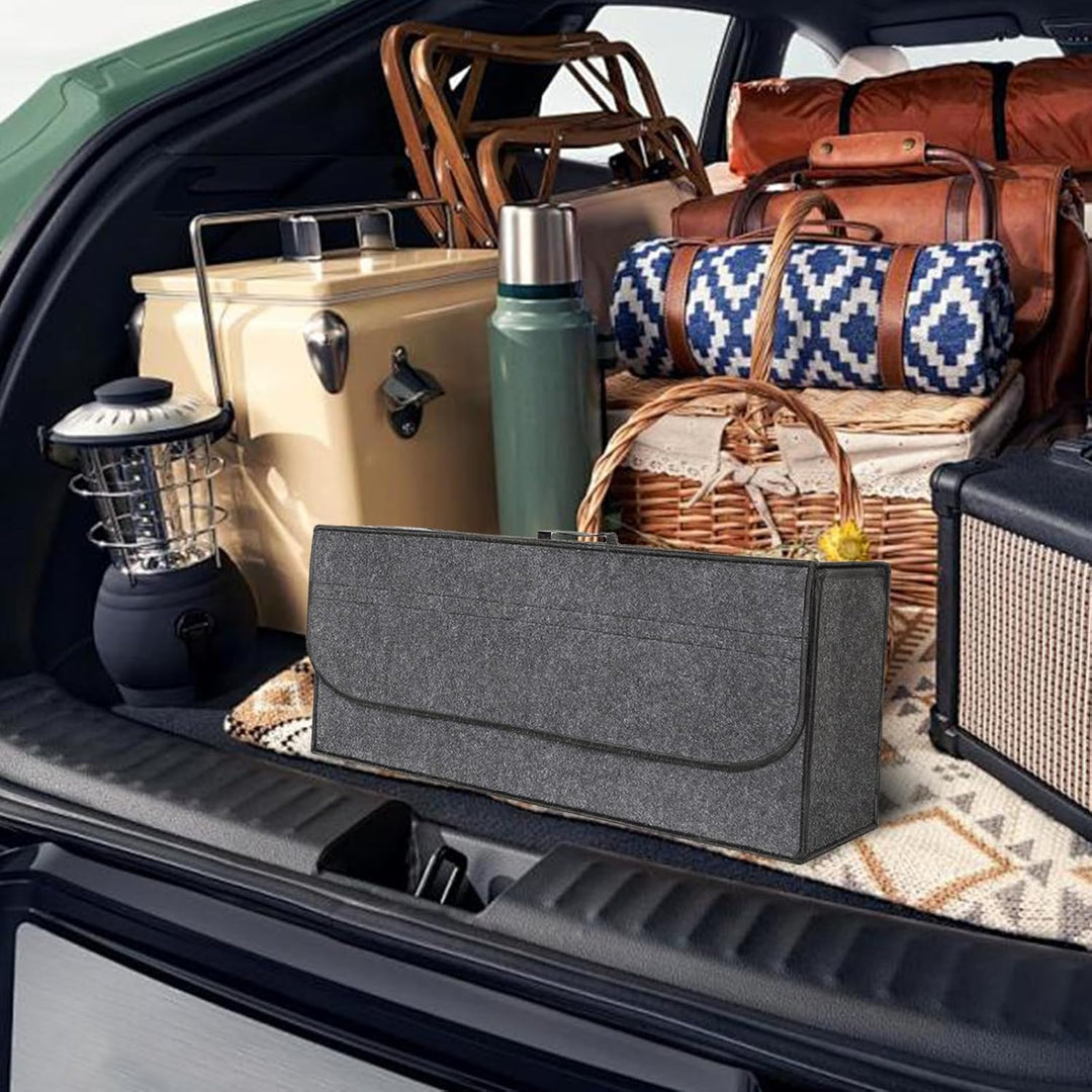 Kofferraum Organizer, faltbar Auto Toolbag Grösse XXL, rutschfest Tasche für Werkzeug & Autopflege,