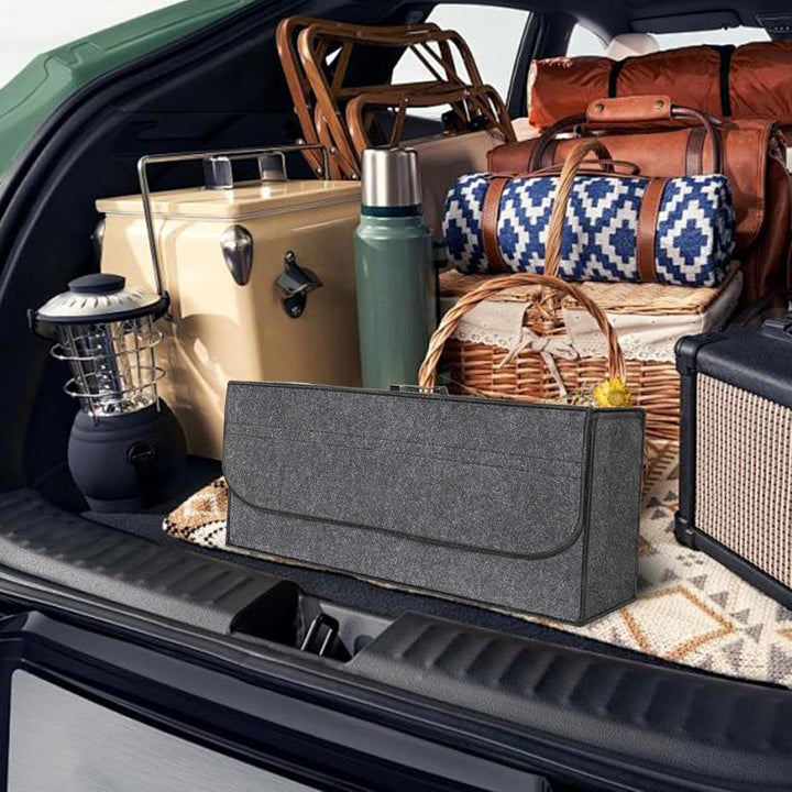 Kofferraum Organizer, faltbar Auto Toolbag Grösse XXL, rutschfest Tasche für Werkzeug & Autopflege,