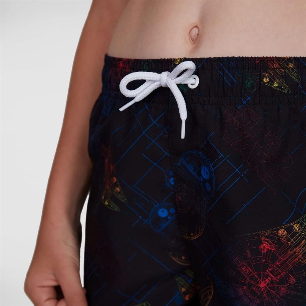 Speedo Jungen Star Wars Allover 15" Ws Schwimm-Slips L Psycho-schwarz, Rot, Mango, Weiss, L Psycho-s