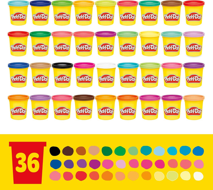 Play-Doh Knete Für Kreatives Spielen, Für Kinder Ab 2 Jahren 36834, Mehrfarbig, 36 er Pack x36, x36