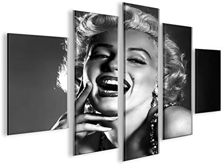 islandburner Bild Bilder auf Leinwand Marilyn Monroe V8 MF XXL Poster Leinwandbild Wandbild Dekoarti