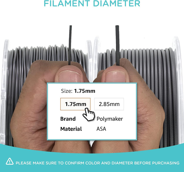 Polymaker PolyLite ASA Blue - 1.75mm - 1kg