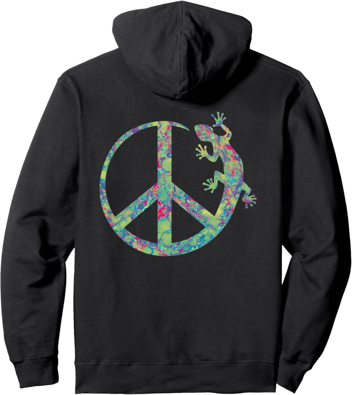 Symbol - Loving Peace Gecko 3 - Fan Fun Pullover Hoodie