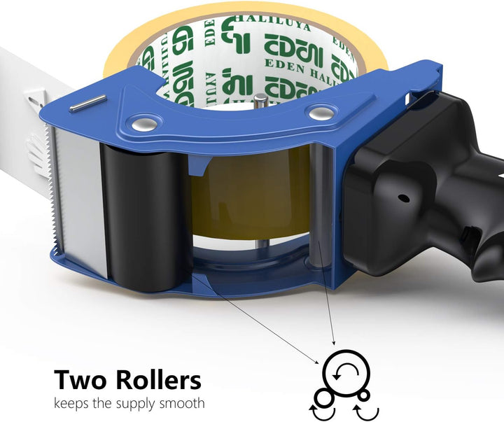 Handheld Klebebandabroller, mit extra Klinge Verpackung Karton Cutter, Paketklebeband Paketbandabrol