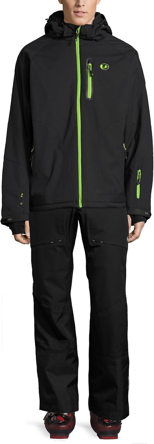 Ultrasport Professional Herren Inuit 3 In 1 Skihose, Snowboardhose, abknöpfbare Daunenshorts, Outdoo