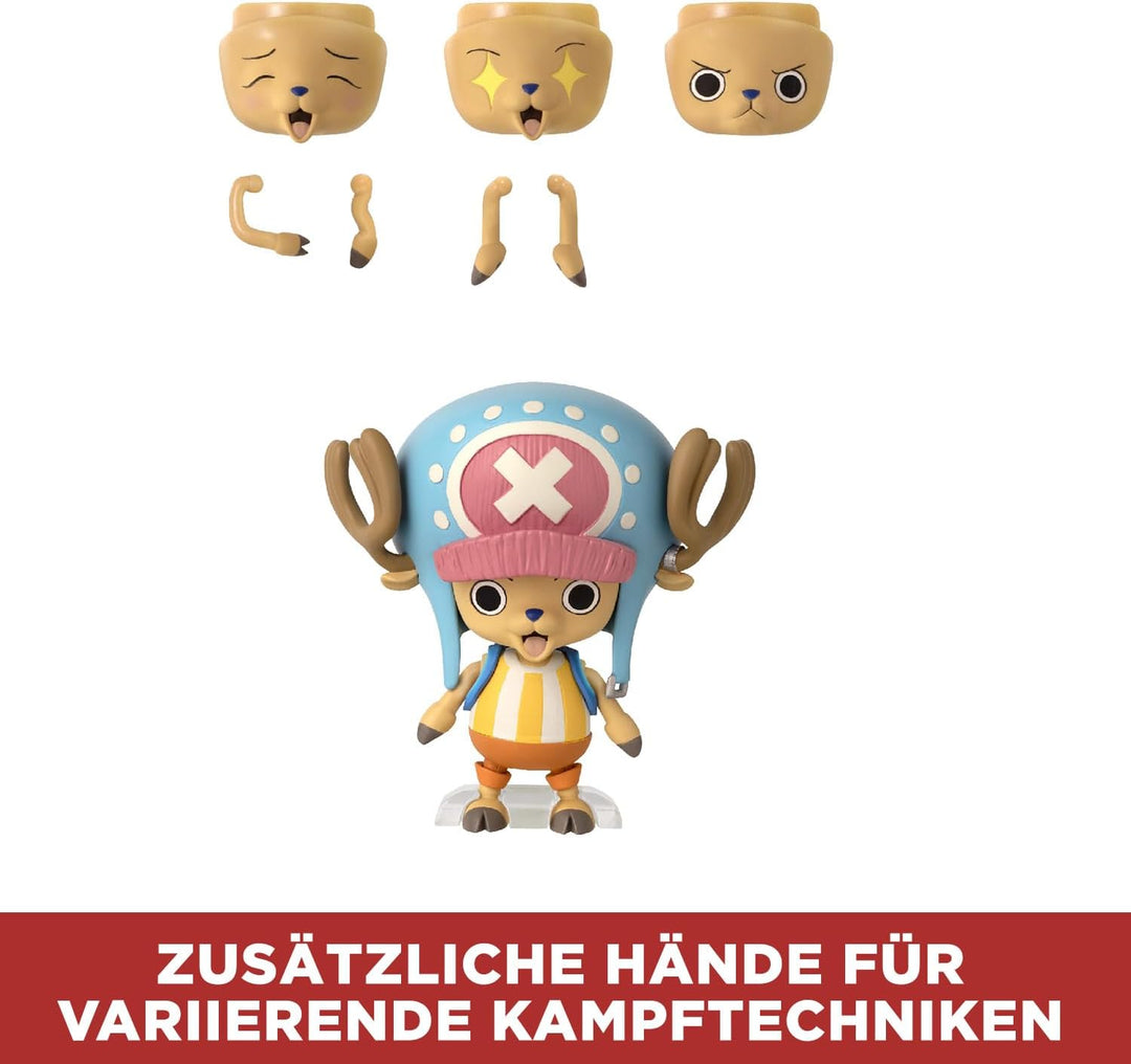 BANDAI – Anime Heroes One Piece Heroes-Figur 7 cm Chopper 36936, Mehrfarbig, Chopper