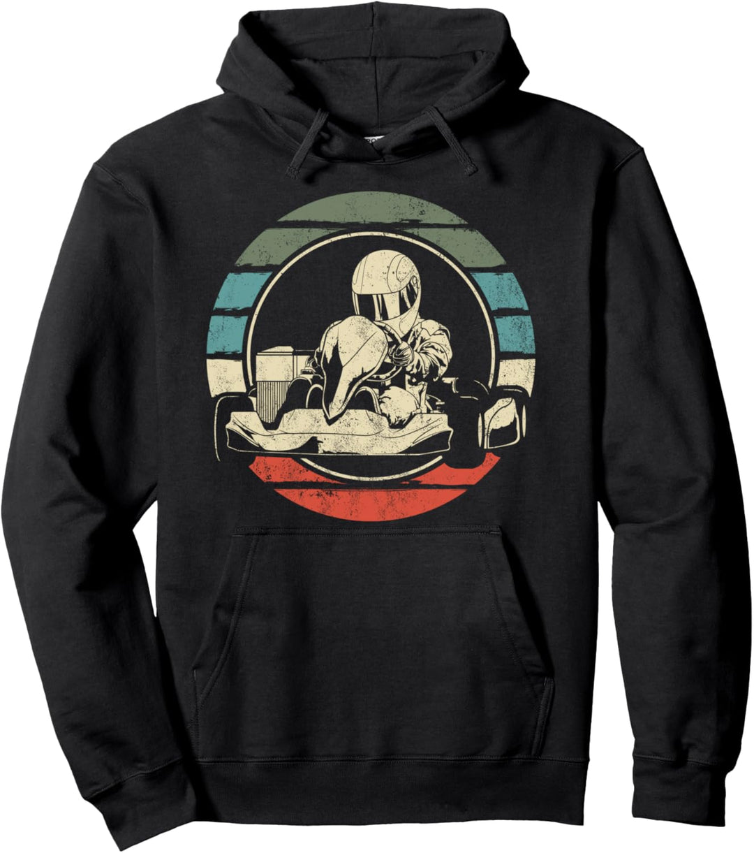 Kartfahrer Gokart Kartsport Rennkart Rennfahrer Pullover Hoodie