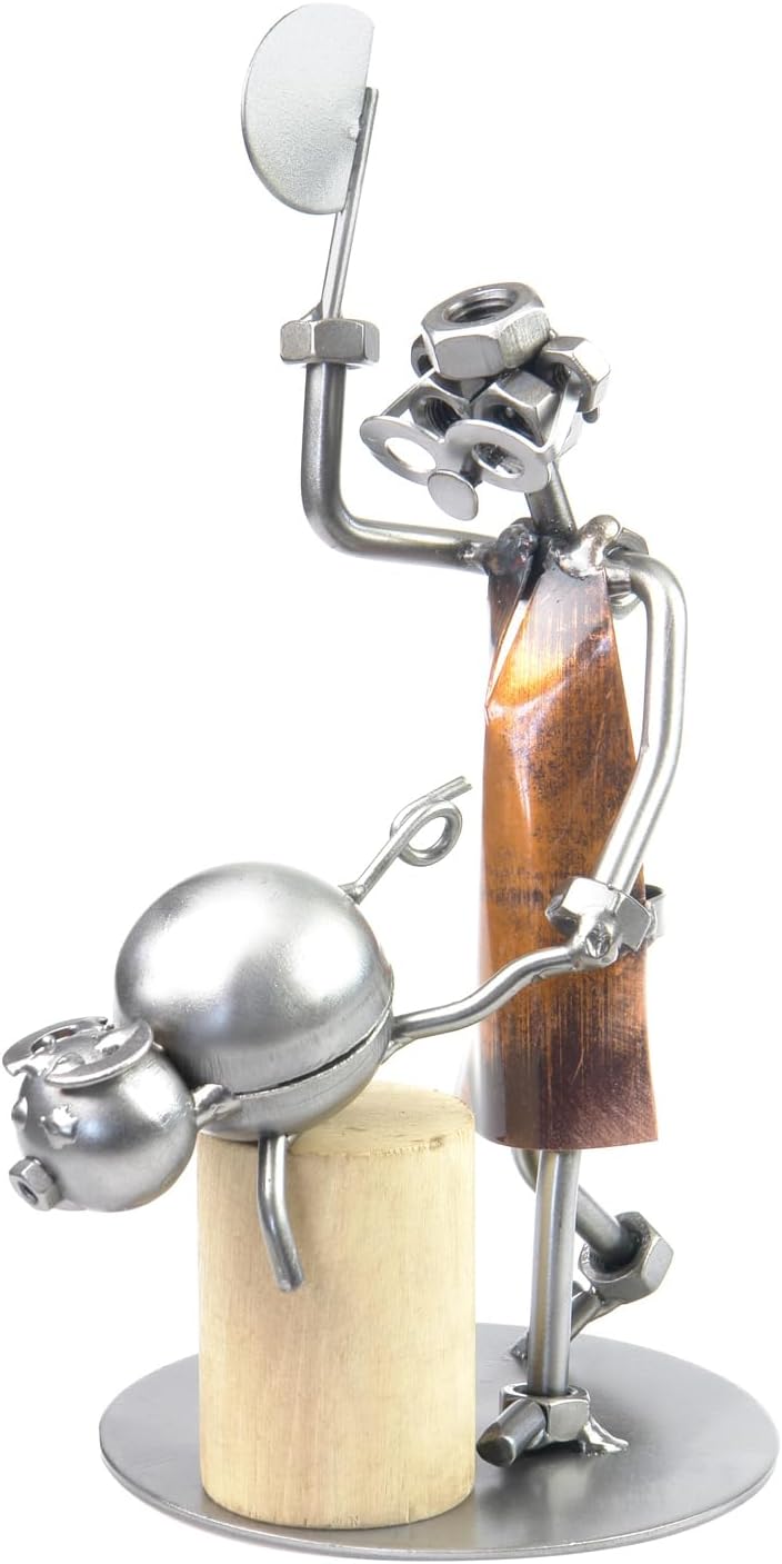 metalman24 Schraubenmännchen Metzger Schlachter I Handarbeit I Geschenkidee I Metallfigur I Metallmä