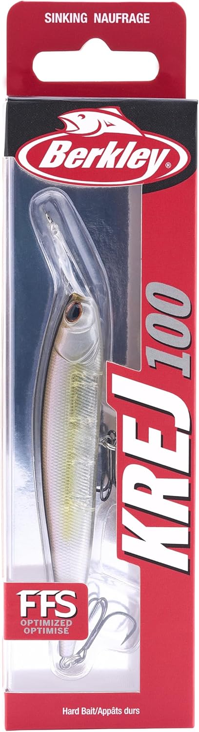 Berkley Krej Fishing Hard Bait Stealth Shad 3.9 in - 100 (1/2 oz), Stealth Shad 3.9 in - 100 (1/2 oz