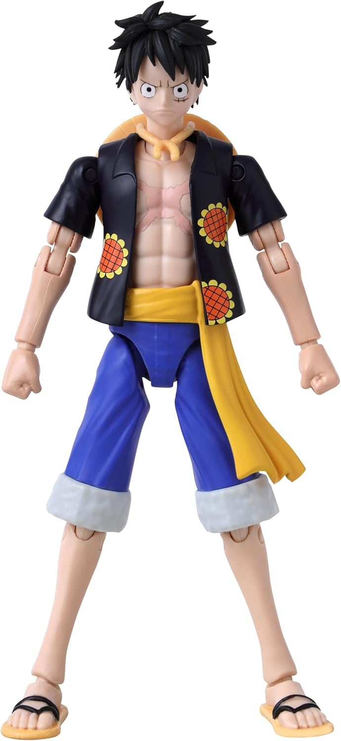 ANIME HEROES - One Piece - Monkey D. Luffy Dressrosa Verison Actionfigur Einteilig Gold, Einteilig G