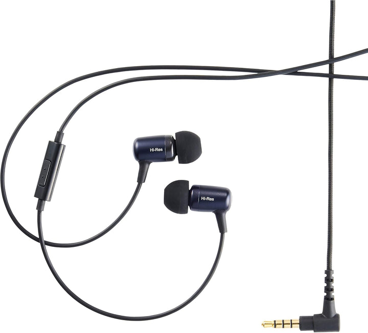 EarStudio HE100, High-Resolution Earphones, 3.5mm in-Ear Headphones, Distinctive Clear Sound, Single