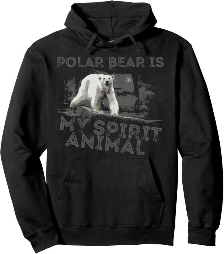 Eisbär ist mein geistiges Tier Pullover Hoodie
