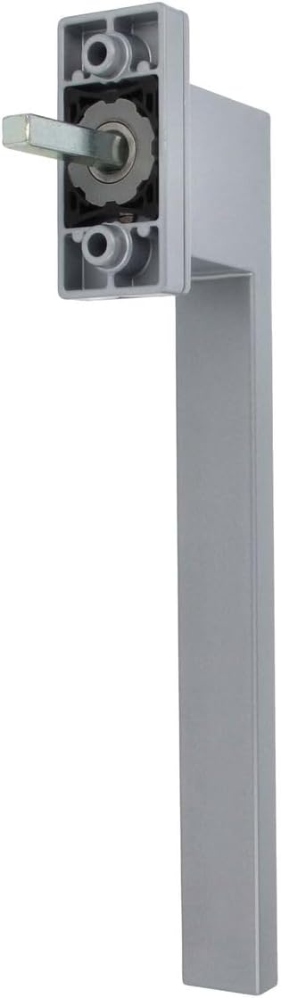 Design Aluminium Terrassentürgriff Dublin PSK abschliessbar - pulverbeschichtet, Farbe:Silber F1, St