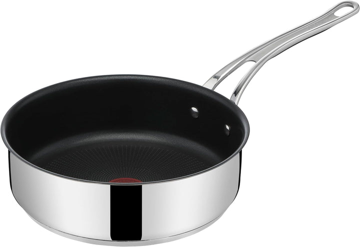 Jamie Oliver by Tefal Cook's Classics Schmorpfanne mit Deckel 24 cm, Antihaft, Induktionstauglich, B