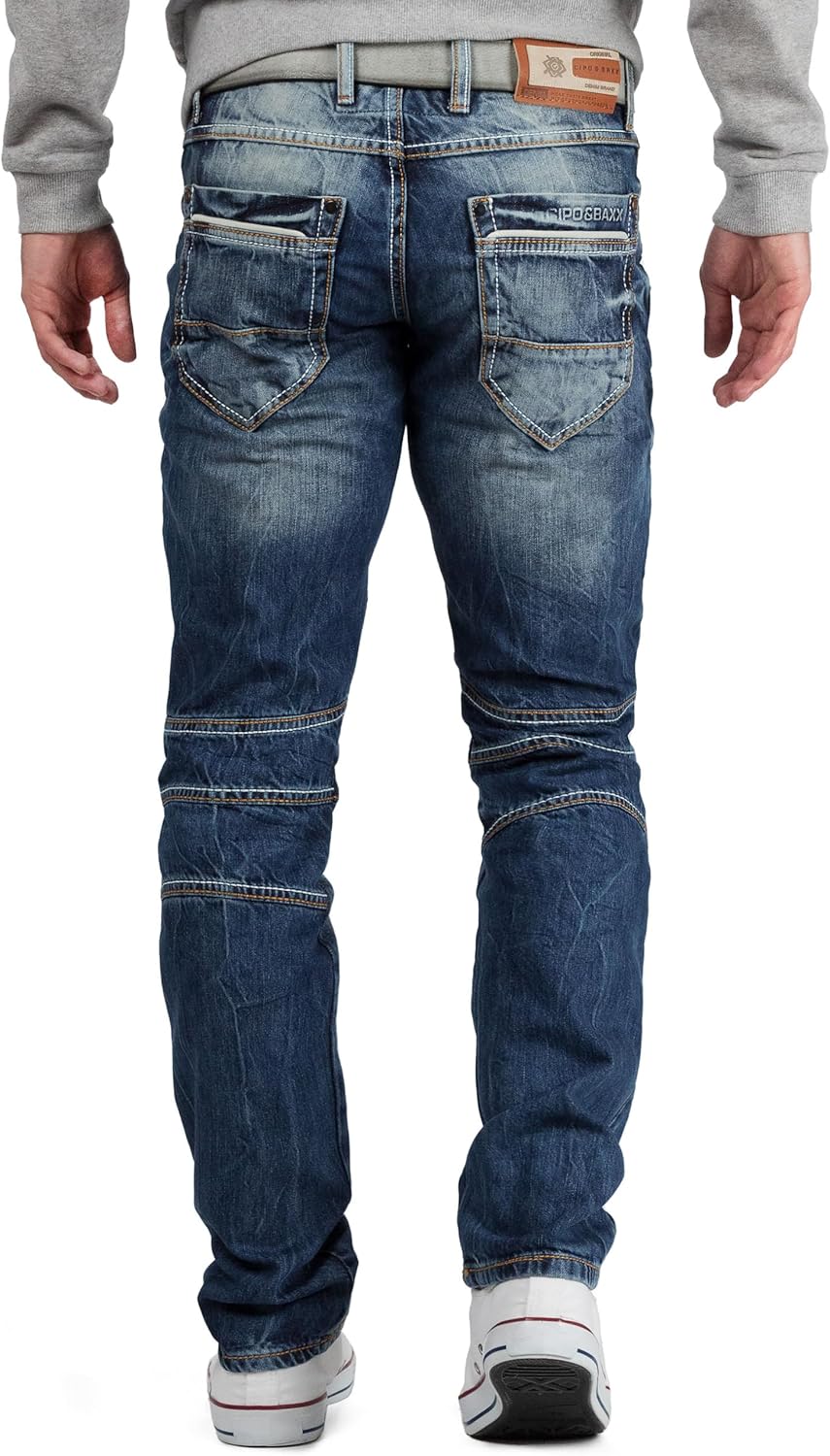 Cipo &amp; Baxx Herren Jeans CD391-bans W30/L34 30W / 34L Blau - 41, 30W / 34L Blau - 41